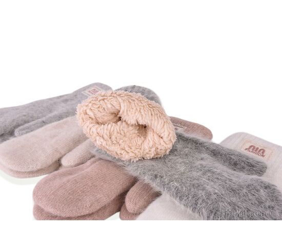 Варежки для женщин Зима 7291 mix (12 шт. р.сетка 6,5-8,5) "KUINH" недорого оптом от прямого поставщика, изображение 2 Фотография Варежки для женщин Зима 7291 mix (12 шт. р.сетка 6,5-8,5) "KUINH" недорого оптом от прямого поставщика, изображение 2