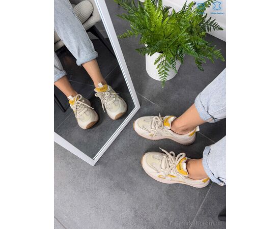 Кроссовки женские модные Весна/осень YH25002 yellow (8 пар р.36-40) "Camille" недорого оптом от прямого поставщика, изображение 3 Фотография Кроссовки женские модные Весна/осень YH25002 yellow (8 пар р.36-40) "Camille" недорого оптом от прямого поставщика, изображение 3
