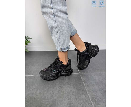 Кроссовки женские модные Весна/осень BA1001-1 black (8 пар р.36-40) "Camille" недорого оптом от прямого поставщика, изображение 2 Фотография Кроссовки женские модные Весна/осень BA1001-1 black (8 пар р.36-40) "Camille" недорого оптом от прямого поставщика, изображение 2