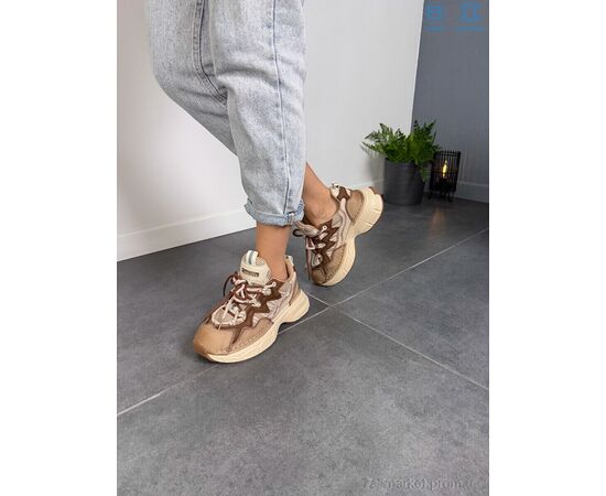 Кроссовки женские модные Весна/осень BA1002-1 l.brown (8 пар р.36-40) "Camille" недорого оптом от прямого поставщика, изображение 3 Фотография Кроссовки женские модные Весна/осень BA1002-1 l.brown (8 пар р.36-40) "Camille" недорого оптом от прямого поставщика, изображение 3