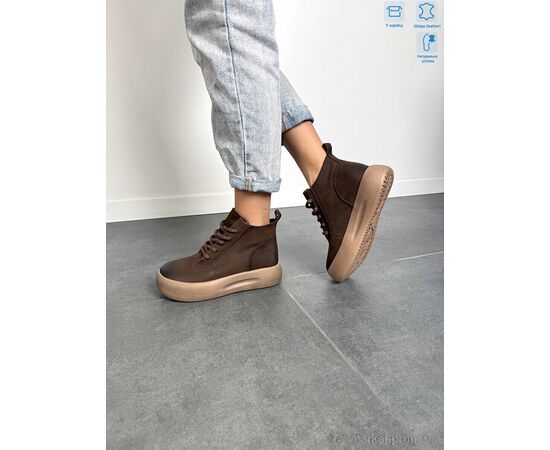 Ботинки женские стильные Весна/осень 86682 brown (6 пар р.36-40) "Camille" недорого оптом от прямого поставщика, изображение 2 Фотография Ботинки женские стильные Весна/осень 86682 brown (6 пар р.36-40) "Camille" недорого оптом от прямого поставщика, изображение 2