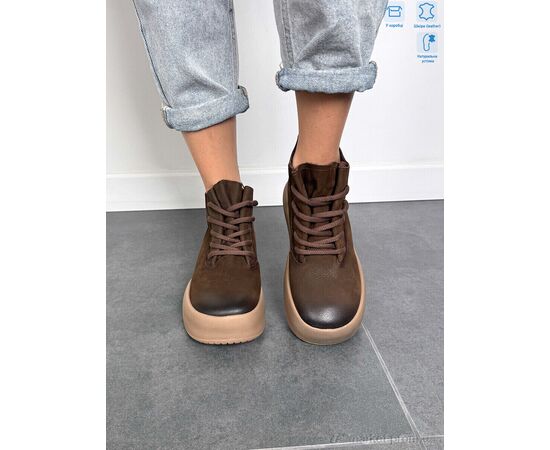 Ботинки женские стильные Весна/осень 86682 brown (6 пар р.36-40) "Camille" недорого оптом от прямого поставщика, изображение 4 Фотография Ботинки женские стильные Весна/осень 86682 brown (6 пар р.36-40) "Camille" недорого оптом от прямого поставщика, изображение 4
