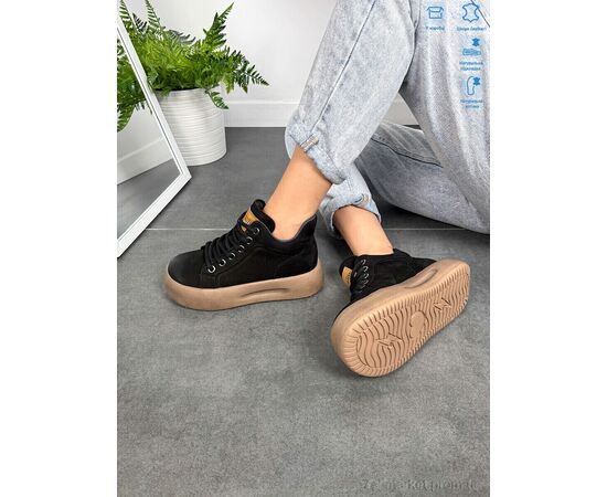 Ботинки женские стильные Весна/осень 86681 black (6 пар р.36-40) "Camille" недорого оптом от прямого поставщика, изображение 3 Фотография Ботинки женские стильные Весна/осень 86681 black (6 пар р.36-40) "Camille" недорого оптом от прямого поставщика, изображение 3