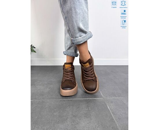 Ботинки женские стильные Весна/осень 86681 brown (6 пар р.36-40) "Camille" недорого оптом от прямого поставщика, изображение 4 Фотография Ботинки женские стильные Весна/осень 86681 brown (6 пар р.36-40) "Camille" недорого оптом от прямого поставщика, изображение 4