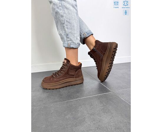 Ботинки женские стильные Весна/осень J2001-2 brown (8 пар р.36-40) "Camille" недорого оптом от прямого поставщика, изображение 2 Фотография Ботинки женские стильные Весна/осень J2001-2 brown (8 пар р.36-40) "Camille" недорого оптом от прямого поставщика, изображение 2