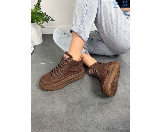 Ботинки женские стильные Весна/осень J2001-2 brown (8 пар р.36-40) "Camille" недорого оптом от прямого поставщика, изображение 3 Фотография Ботинки женские стильные Весна/осень J2001-2 brown (8 пар р.36-40) "Camille" недорого оптом от прямого поставщика, изображение 3