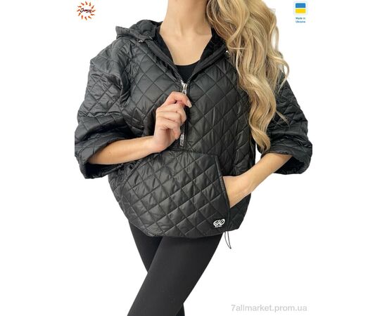 Жилетка жіноча Весна/осінь Жилетка анорак жіноча black (2 шт. р.сітка40-54) "Jumay" недорого оптом від прямого постачальника, зображення 4 Жилетка жіноча Весна/осінь Жилетка анорак жіноча black (2 шт. р.сітка40-54) "Jumay" недорого оптом від прямого постачальника, зображення 4