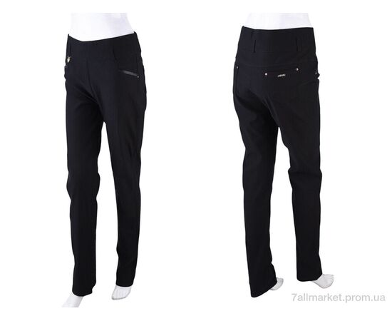 Женские брюки Весна/осень 2991 (08954) black (6 шт. р.сетка 28-33) "Obuvok" недорого оптом от прямого поставщика, изображение 3 Фотография Женские брюки Весна/осень 2991 (08954) black (6 шт. р.сетка 28-33) "Obuvok" недорого оптом от прямого поставщика, изображение 3