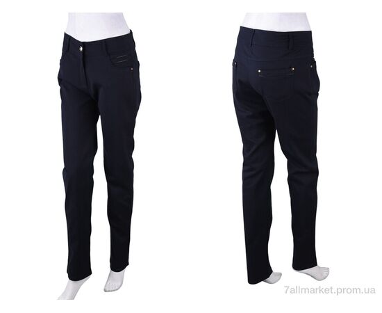 Женские брюки Весна/осень 2925-1 (08954) navy (6 шт. р.сетка 28-33) "Obuvok" недорого оптом от прямого поставщика, изображение 3 Фотография Женские брюки Весна/осень 2925-1 (08954) navy (6 шт. р.сетка 28-33) "Obuvok" недорого оптом от прямого поставщика, изображение 3