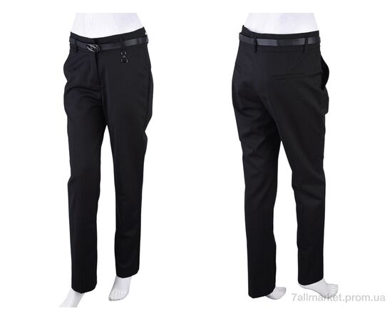 Женские брюки Весна/осень 2023 (08954) black (6 шт. р.сетка 28-33) "Obuvok" недорого оптом от прямого поставщика, изображение 3 Фотография Женские брюки Весна/осень 2023 (08954) black (6 шт. р.сетка 28-33) "Obuvok" недорого оптом от прямого поставщика, изображение 3