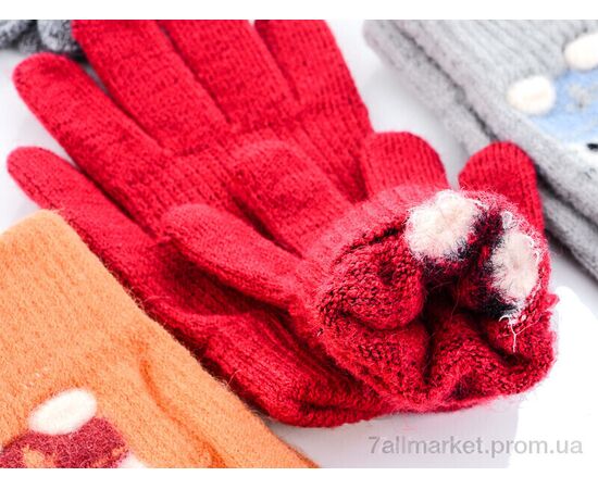Рукавички для дітей Зима A618M mix-old (12 шт. р.сітка5-7) "KUINH" недорого оптом від прямого постачальника, зображення 2