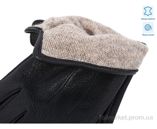 Чоловічі рукавиці Зима 0542B шкіра оленя вовна (10 шт. р.сітка11-13) "TUZZI" недорого оптом від прямого постачальника, зображення 2 Чоловічі рукавиці Зима 0542B шкіра оленя вовна (10 шт. р.сітка11-13) "TUZZI" недорого оптом від прямого постачальника, зображення 2