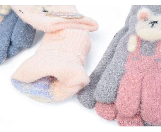 Рукавички для дітей Зима N8-15 mix (12 шт. р.сітка4-6) "TUZZI" недорого оптом від прямого постачальника, зображення 2 Рукавички для дітей Зима N8-15 mix (12 шт. р.сітка4-6) "TUZZI" недорого оптом від прямого постачальника, зображення 2