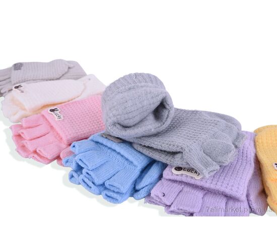 Варежки детские Весна/осень 1846 mix (12 шт. р.сетка 6-8) "KUINH" недорого оптом от прямого поставщика, изображение 2 Фотография Варежки детские Весна/осень 1846 mix (12 шт. р.сетка 6-8) "KUINH" недорого оптом от прямого поставщика, изображение 2