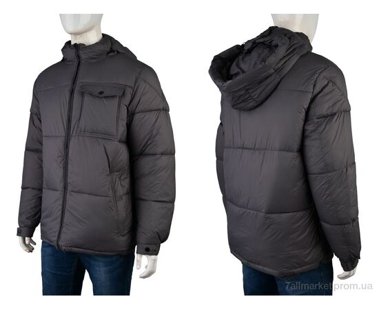 Куртка мужская Зима 4238-C1130-2 grey (5 шт. р.сетка L-4XL) "Мир" недорого оптом от прямого поставщика, изображение 3 Фотография Куртка мужская Зима 4238-C1130-2 grey (5 шт. р.сетка L-4XL) "Мир" недорого оптом от прямого поставщика, изображение 3