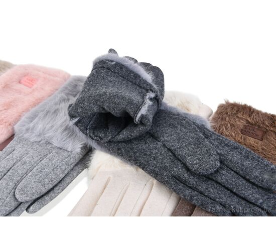 Рукавички жіночі Зима NB3 mix (12 шт. р.сітка6,5-8,5) "TUZZI" недорого оптом від прямого постачальника, зображення 2 Рукавички жіночі Зима NB3 mix (12 шт. р.сітка6,5-8,5) "TUZZI" недорого оптом від прямого постачальника, зображення 2