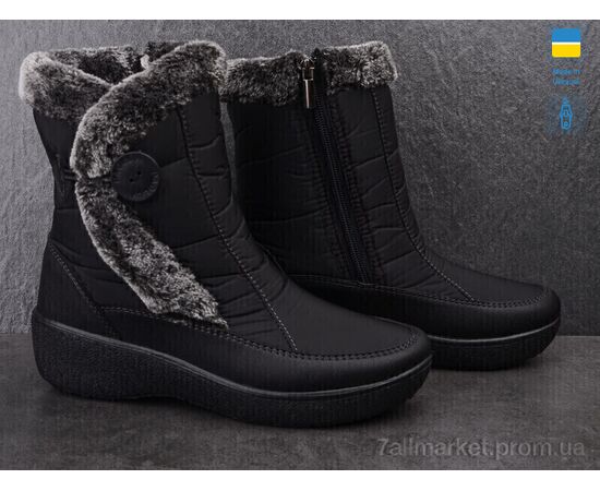 Дутики жіночі утеплені Зима Paolla 226 чорний (8 пар р.37-42) "Paolla" недорого оптом від прямого постачальника, зображення 2 Дутики жіночі утеплені Зима Paolla 226 чорний (8 пар р.37-42) "Paolla" недорого оптом від прямого постачальника, зображення 2