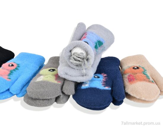 Варежки детские Зима 2523 (2-3) mix (12 шт. р.сетка 2-3) "KUINH" недорого оптом от прямого поставщика, изображение 2 Фотография Варежки детские Зима 2523 (2-3) mix (12 шт. р.сетка 2-3) "KUINH" недорого оптом от прямого поставщика, изображение 2