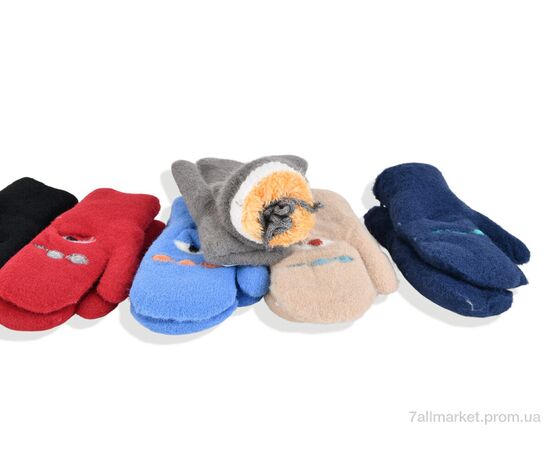 Варежки детские Зима 2524 (2-3) mix (12 шт. р.сетка 2-3) "KUINH" недорого оптом от прямого поставщика, изображение 2 Фотография Варежки детские Зима 2524 (2-3) mix (12 шт. р.сетка 2-3) "KUINH" недорого оптом от прямого поставщика, изображение 2