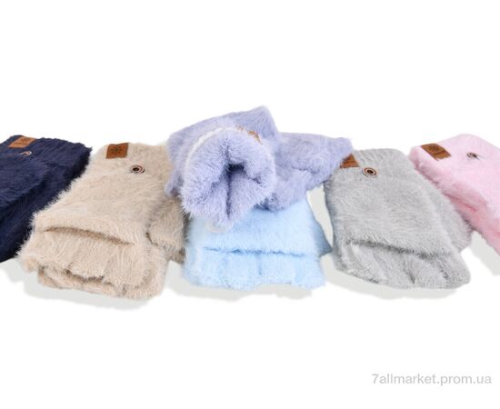 Рукавиці дитячі Зима 2504 (15-20) mix (12 шт. р.сітка15-20) "KUINH" недорого оптом від прямого постачальника, зображення 2