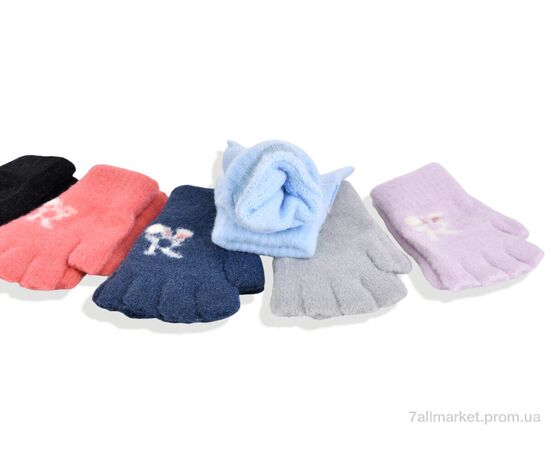 Рукавички для дітей Зима 2507 (10-12) mix (12 шт. р.сітка10-12) "KUINH" недорого оптом від прямого постачальника, зображення 2