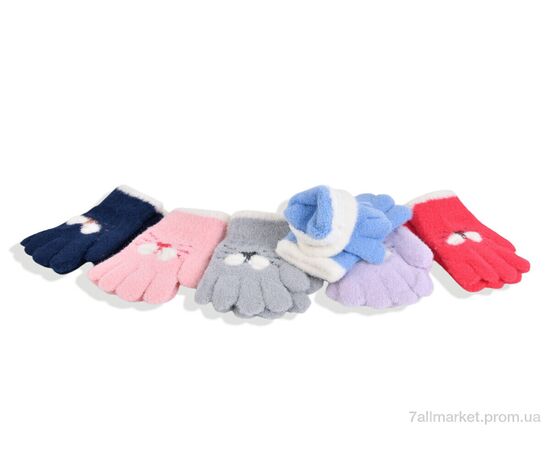 Фотография Перчатки для детей Зима 2514 (1-3) mix (12 шт. р.сетка 1-3) "KUINH" недорого оптом от прямого поставщика, изображение 2
