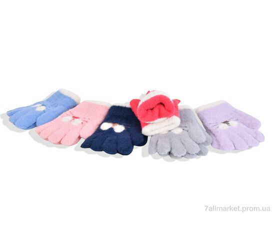 Фотография Перчатки для детей Зима 2514 (3-5) mix (12 шт. р.сетка 3-5) "KUINH" недорого оптом от прямого поставщика, изображение 2