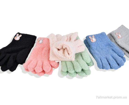 Фотография Перчатки для детей Зима 2519 (5-8) mix (12 шт. р.сетка 5-8) "KUINH" недорого оптом от прямого поставщика, изображение 2