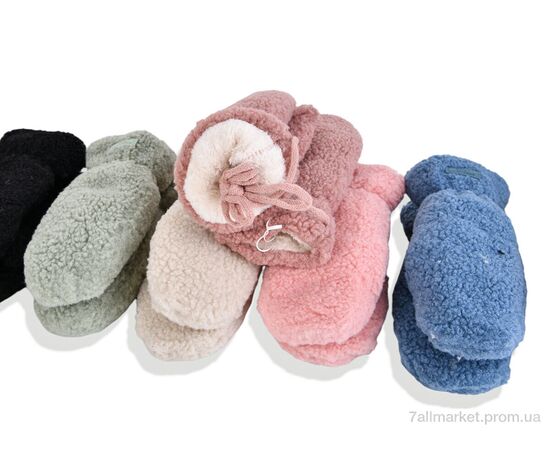 Фотография Варежки детские Зима A2-1 mix (12 шт. р.сетка 6-10) "KUINH" недорого оптом от прямого поставщика, изображение 2