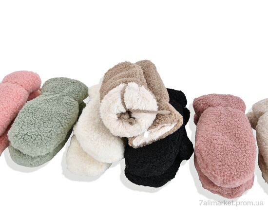 Фотография Варежки детские Зима A2-4 mix (12 шт. р.сетка 6-10) "KUINH" недорого оптом от прямого поставщика, изображение 2