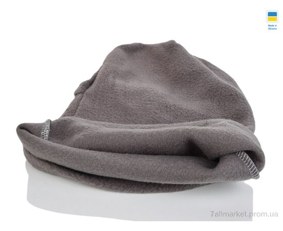 Фотография Балаклава мужская Весна/осень 6-01 сірий фліс (2 шт. р.сетка One size) "Gi" недорого оптом от прямого поставщика, изображение 2