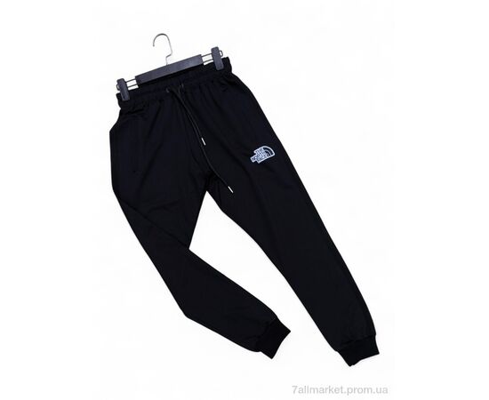 Спортивні штани чоловічі Весна/осінь N012-19 black (5 шт. р.сіткаS-2XL) "Verton" недорого оптом від прямого постачальника, зображення 2