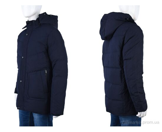 Куртка мужская Зима A2022-21 (12029) navy (5 шт. р.сетка XL-5XL) "Obuvok" недорого оптом от прямого поставщика, изображение 3 Фотография Куртка мужская Зима A2022-21 (12029) navy (5 шт. р.сетка XL-5XL) "Obuvok" недорого оптом от прямого поставщика, изображение 3