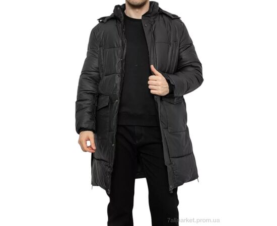 Куртка мужская Зима 7630 чорний батал (5 шт. р.сетка 5XL-9XL) "Massmag" недорого оптом от прямого поставщика, изображение 2 Фотография Куртка мужская Зима 7630 чорний батал (5 шт. р.сетка 5XL-9XL) "Massmag" недорого оптом от прямого поставщика, изображение 2