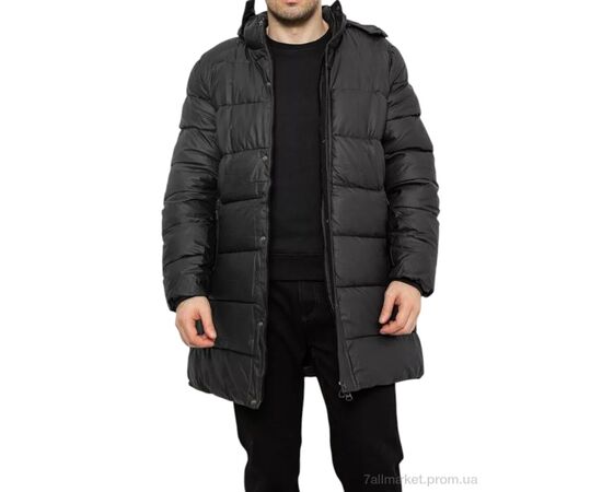 Куртка мужская Зима 7615 чорний (5 шт. р.сетка L-4XL) "Massmag" недорого оптом от прямого поставщика, изображение 2 Фотография Куртка мужская Зима 7615 чорний (5 шт. р.сетка L-4XL) "Massmag" недорого оптом от прямого поставщика, изображение 2