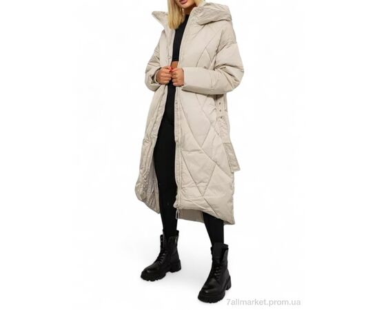 Куртка жіноча Зима 5618 св.бежевий (4 шт. р.сіткаS-XL) "Massmag" недорого оптом від прямого постачальника, зображення 3 Куртка жіноча Зима 5618 св.бежевий (4 шт. р.сіткаS-XL) "Massmag" недорого оптом від прямого постачальника, зображення 3