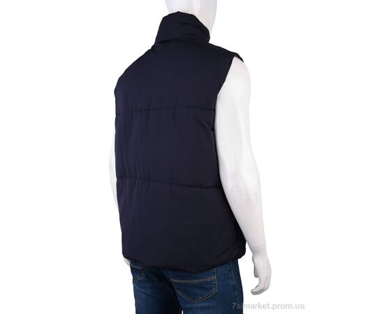 Мужская жилетка Весна/осень B-1 (12046) navy (5 шт. р.сетка L-4XL) "Obuvok" недорого оптом от прямого поставщика, изображение 2 Фотография Мужская жилетка Весна/осень B-1 (12046) navy (5 шт. р.сетка L-4XL) "Obuvok" недорого оптом от прямого поставщика, изображение 2