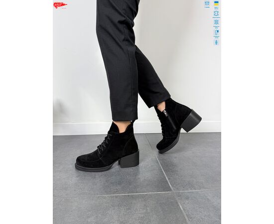 Черевики жіночі стильні Зима 3005 ч.з. хутро (6 пар р.36-40) "ARTO" недорого оптом від прямого постачальника, зображення 2