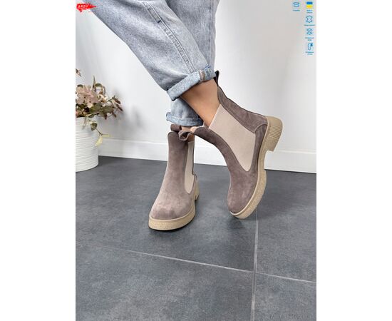 Черевики жіночі стильні Зима 260 кофе з.-т. хутро (8 пар р.36-41) "ARTO" недорого оптом від прямого постачальника, зображення 2