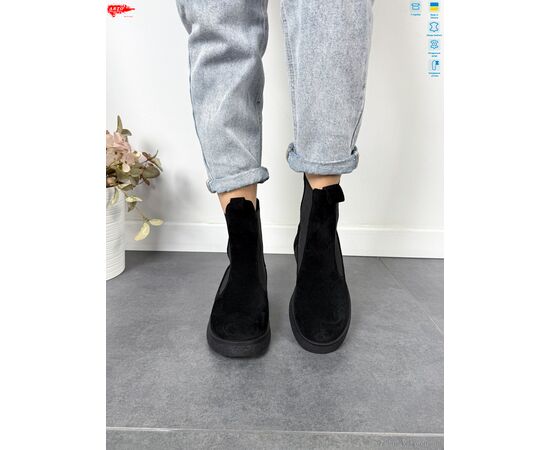 Черевики жіночі стильні Зима 260 ч.з.-т. хутро (8 пар р.36-41) "ARTO" недорого оптом від прямого постачальника, зображення 2