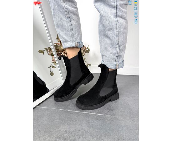 Черевики жіночі стильні Зима 260 ч.з.-т. хутро (8 пар р.36-41) "ARTO" недорого оптом від прямого постачальника, зображення 3