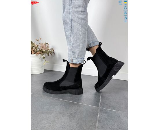 Черевики жіночі стильні Зима 260 ч.з.-т. хутро (8 пар р.36-41) "ARTO" недорого оптом від прямого постачальника, зображення 4