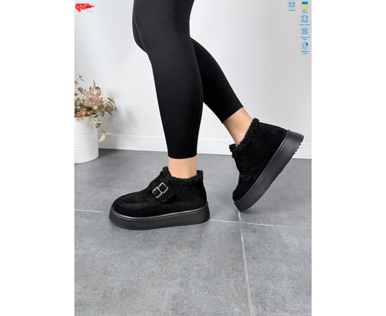 Черевики жіночі стильні Зима 240 ч.з. хутро (8 пар р.37-41) "ARTO" недорого оптом від прямого постачальника, зображення 2