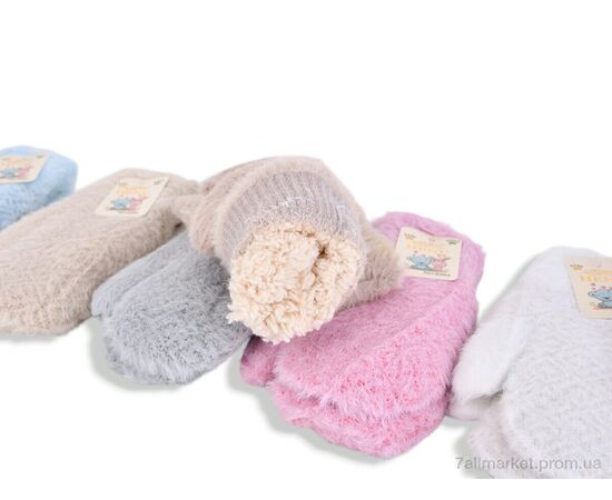 Рукавиці дитячі Зима 6364 mix (12 шт. р.сітка5-8) "CAP" недорого оптом від прямого постачальника, зображення 2