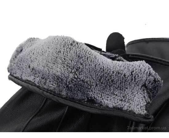Перчатки мужские Зима R204М кожзам-махра black (10 шт. р.сетка 10-12) "KUINH" недорого оптом от прямого поставщика, изображение 2 Фотография Перчатки мужские Зима R204М кожзам-махра black (10 шт. р.сетка 10-12) "KUINH" недорого оптом от прямого поставщика, изображение 2