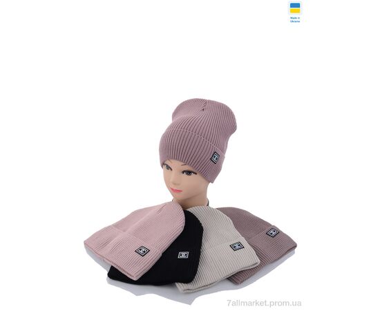 Жіноча шапка Зима SW034-1 на флісі mix (5 шт. р.сітка56-60) "Angelica" недорого оптом від прямого постачальника, зображення 2 Жіноча шапка Зима SW034-1 на флісі mix (5 шт. р.сітка56-60) "Angelica" недорого оптом від прямого постачальника, зображення 2