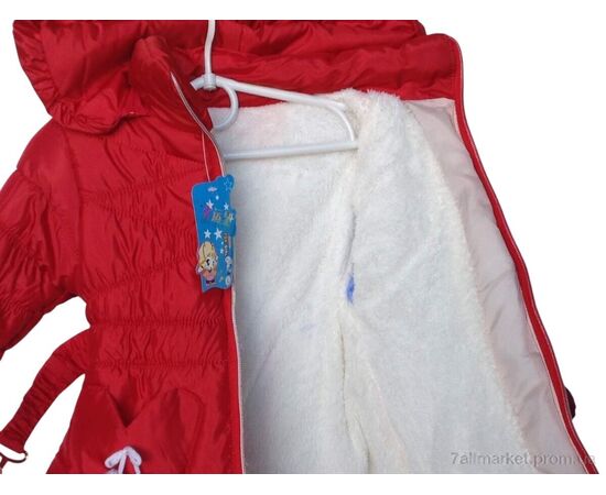 Куртка дитяча Зима S146 червоний (3 шт. р.сітка3-5) "Kids-modnik" недорого оптом від прямого постачальника, зображення 2 Куртка дитяча Зима S146 червоний (3 шт. р.сітка3-5) "Kids-modnik" недорого оптом від прямого постачальника, зображення 2