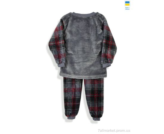 Дитяча піжама Зима 199267 сірий (5 шт. р.сітка92-122) "Kir15" недорого оптом від прямого постачальника, зображення 2 Дитяча піжама Зима 199267 сірий (5 шт. р.сітка92-122) "Kir15" недорого оптом від прямого постачальника, зображення 2