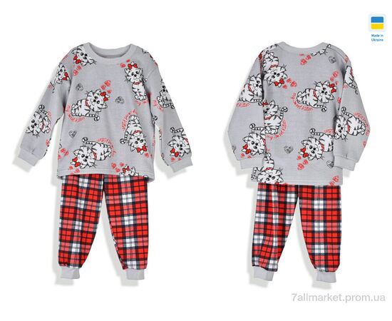 Дитяча піжама Зима 195281 сірий (5 шт. р.сітка98-128) "Kir15" недорого оптом від прямого постачальника, зображення 3 Дитяча піжама Зима 195281 сірий (5 шт. р.сітка98-128) "Kir15" недорого оптом від прямого постачальника, зображення 3