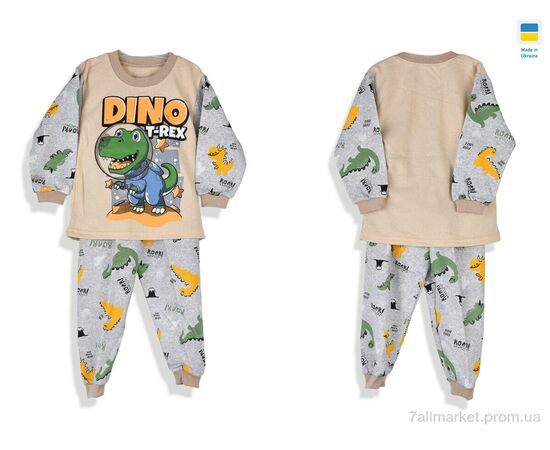 Дитяча піжама Зима 195287 бежевий (5 шт. р.сітка98-128) "Kir15" недорого оптом від прямого постачальника, зображення 3 Дитяча піжама Зима 195287 бежевий (5 шт. р.сітка98-128) "Kir15" недорого оптом від прямого постачальника, зображення 3